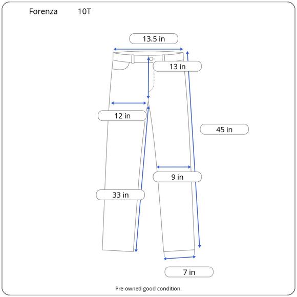 Vintage Forenza Women's 10T Blue Jeans - Picture 4 of 4